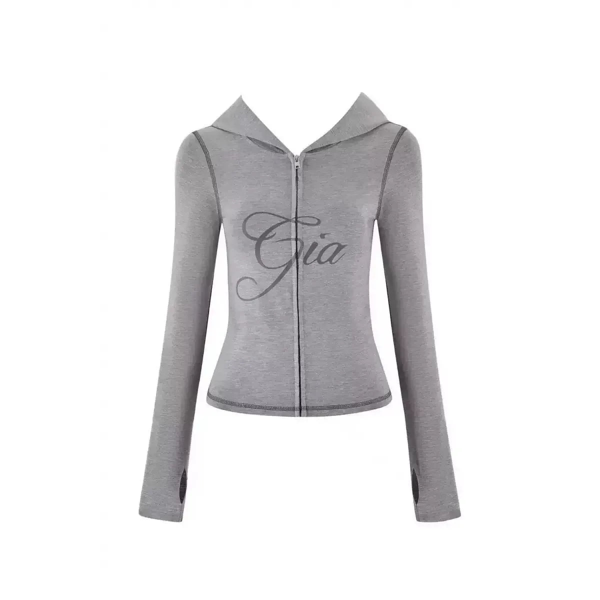 Gia long sleeve high spring top & low waist micro flared pants