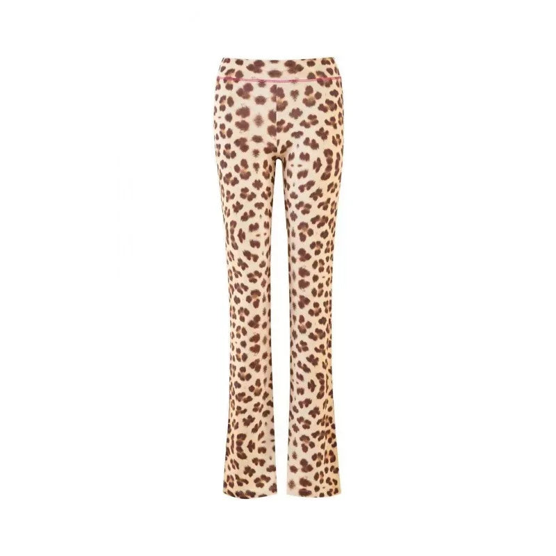 Gia long sleeve high spring top & low waist micro flared pants