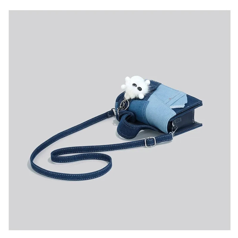 Women's Denim Tote Shoulder Handbag