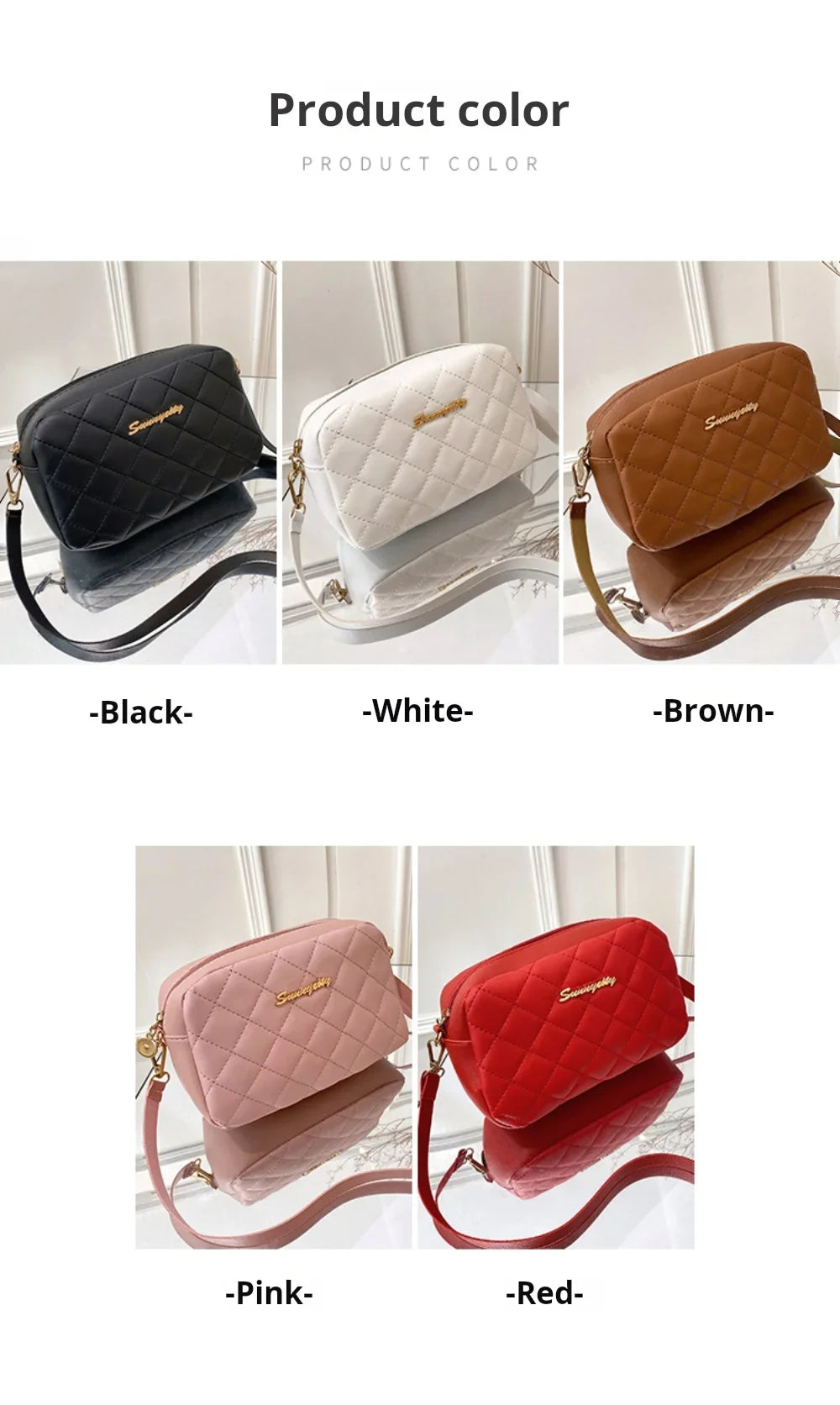 2025 tassel women's small crossbody bag trend diamond grid embroidery camera women's shoulder bag fashion chain crossbody bag