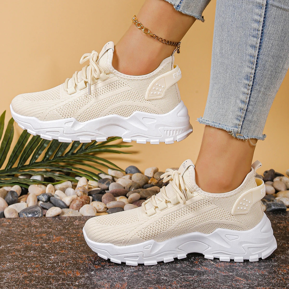 Women's Sneakers single-mesh dad shoes