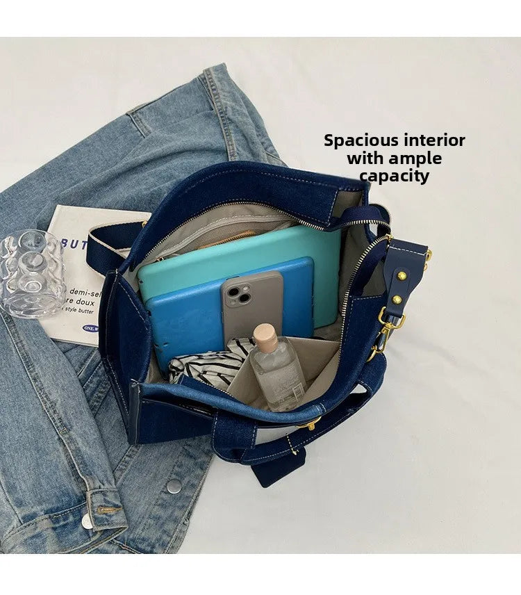 Women's Denim Shoulder Handbag.