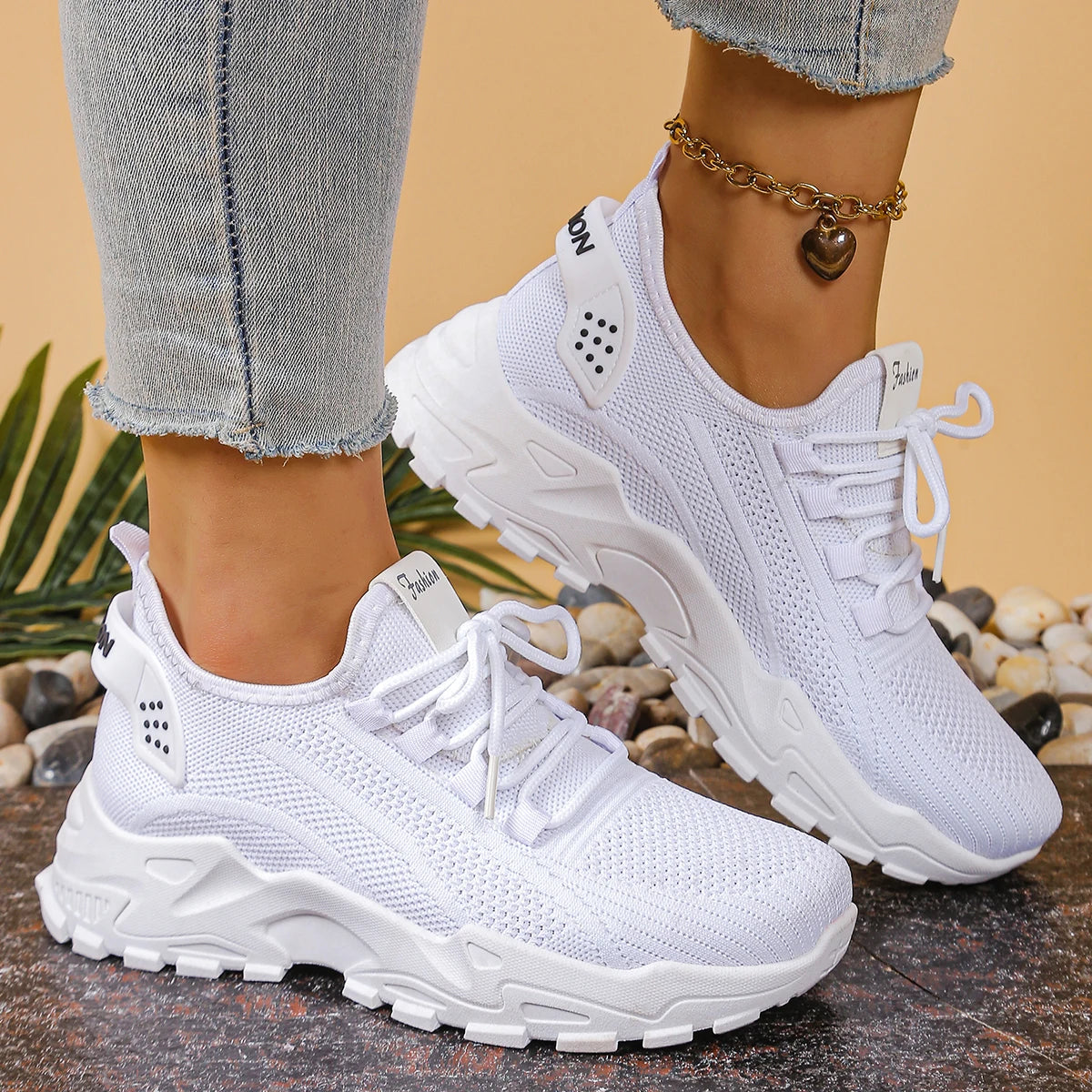 Women's Sneakers single-mesh dad shoes