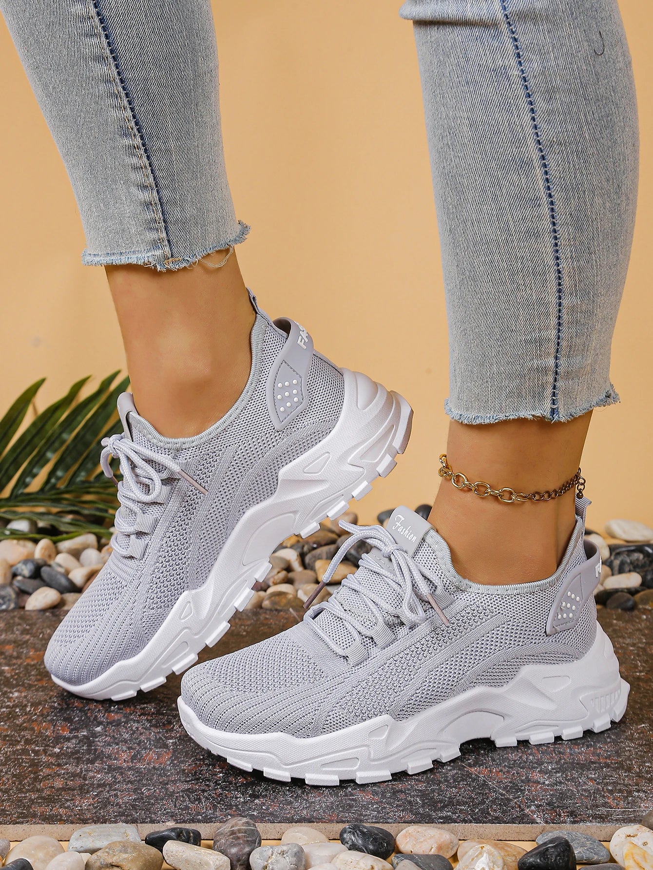 Women's Sneakers single-mesh dad shoes