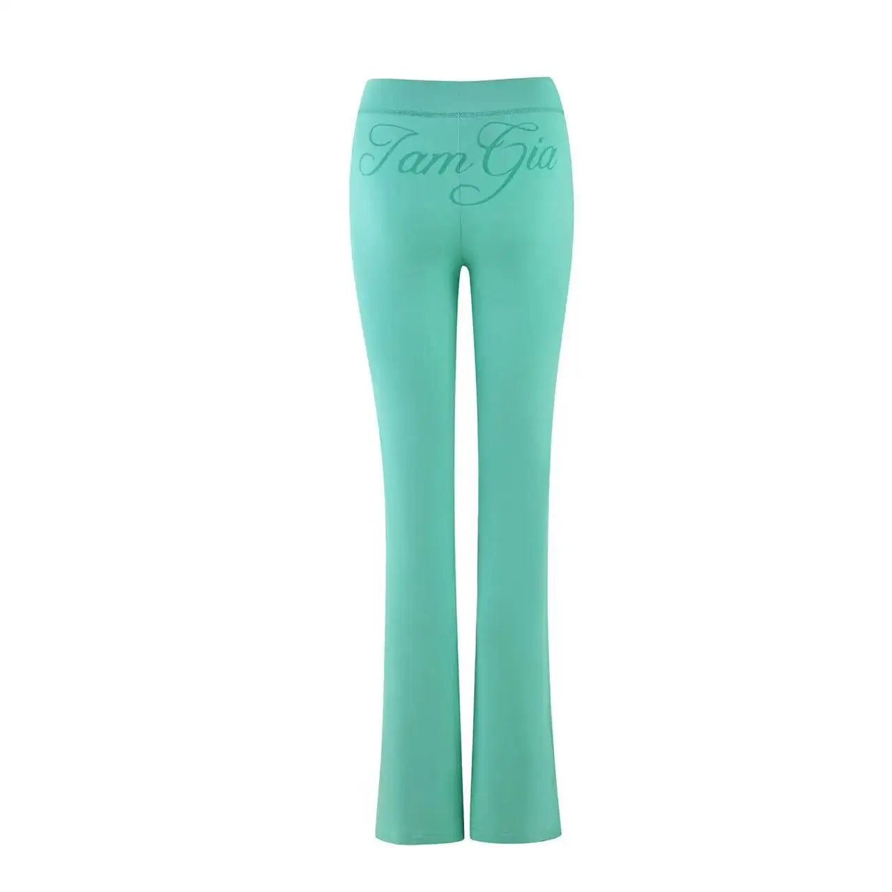 Gia long sleeve high spring top & low waist micro flared pants