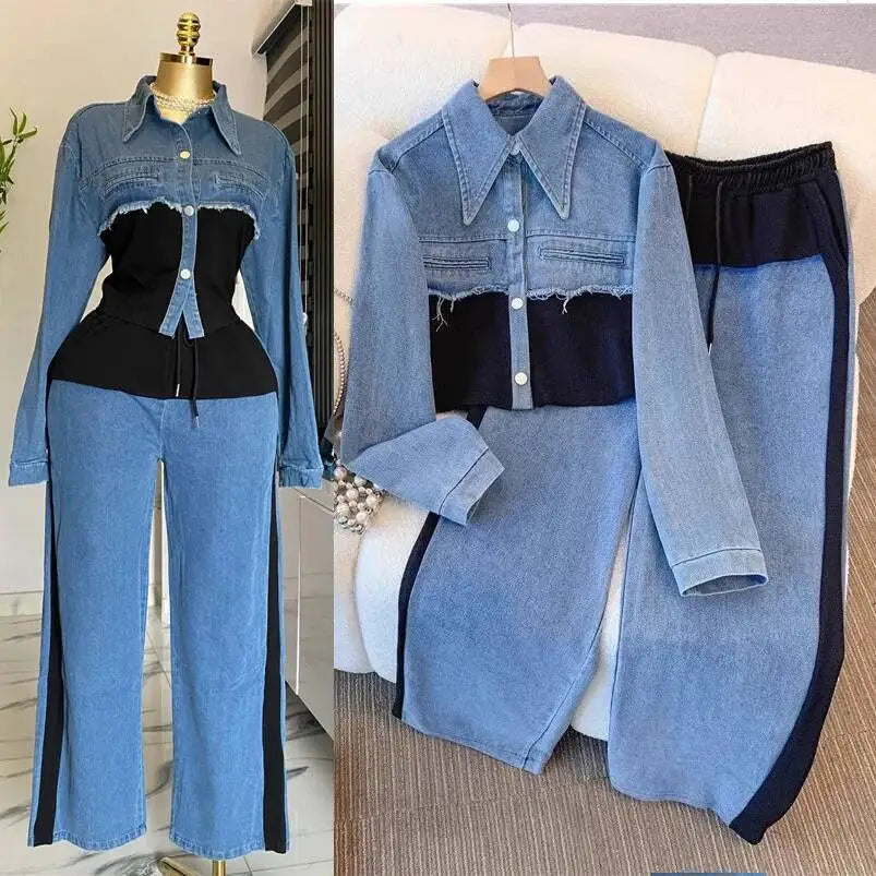 NODKACH- Denim two pants