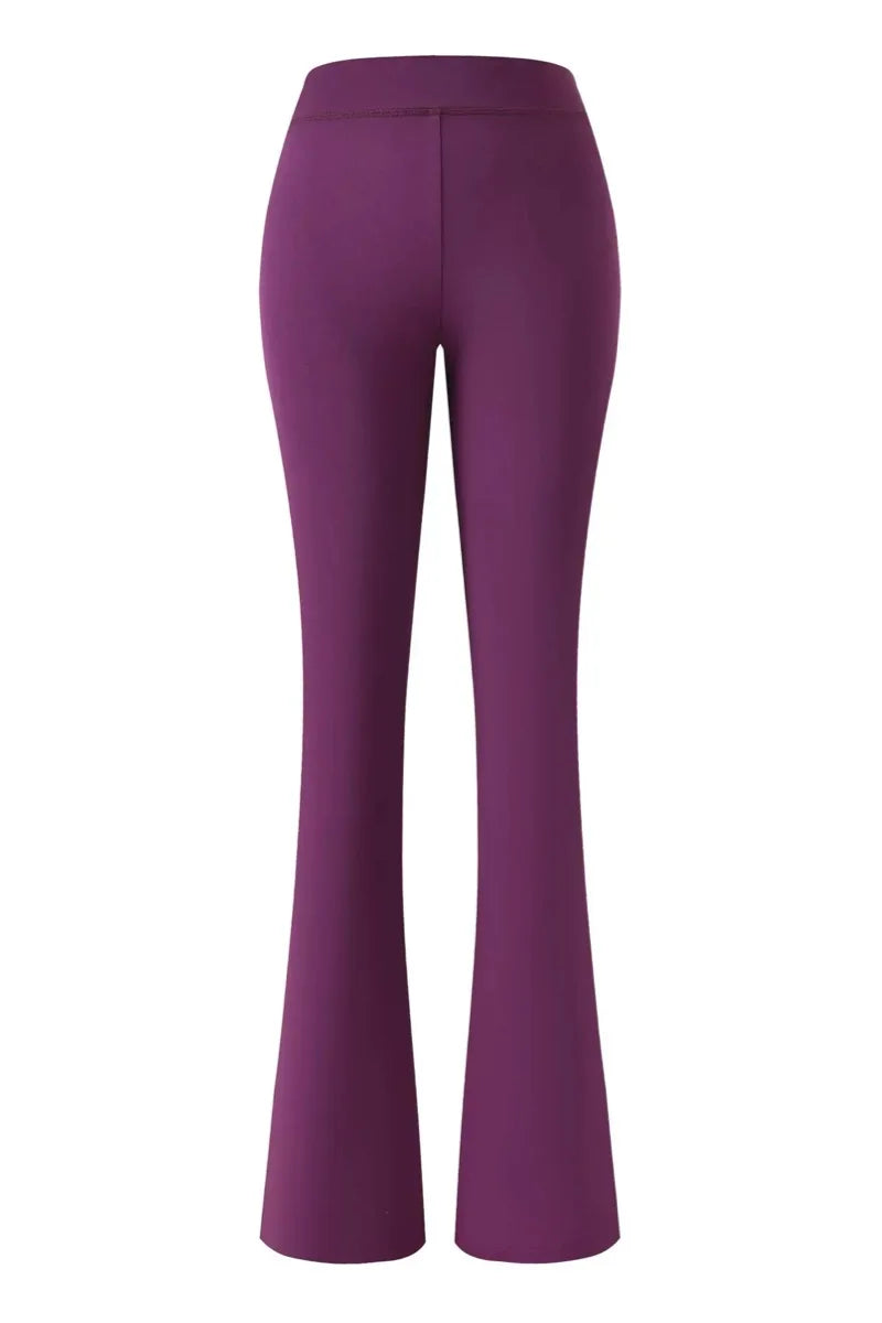 Gia long sleeve high spring top & low waist micro flared pants