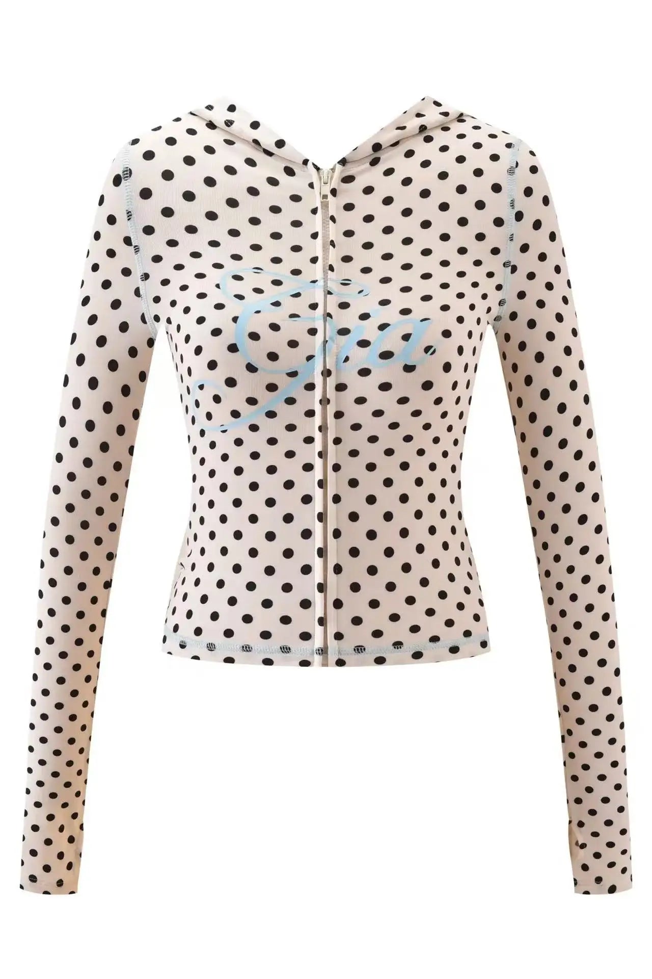 Gia long sleeve high spring top & low waist micro flared pants