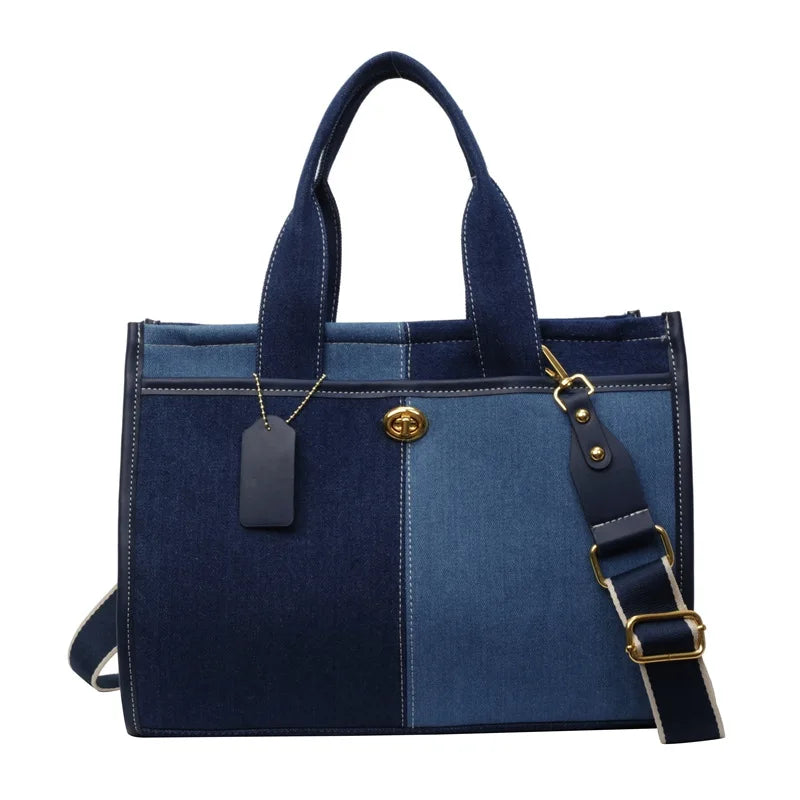 Women's Denim Shoulder Handbag.