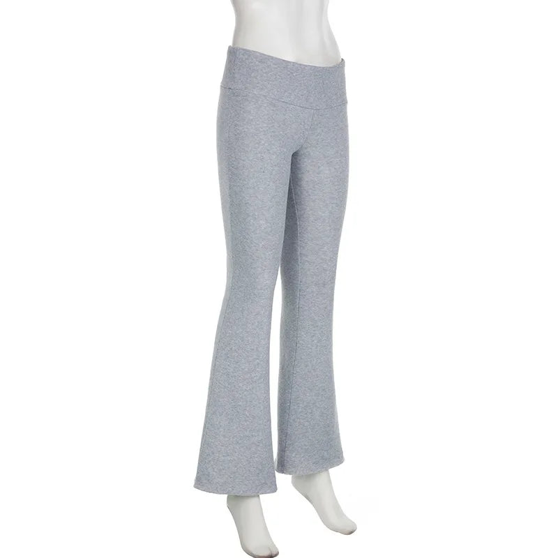 Y2k High waist Flared yoga Pants