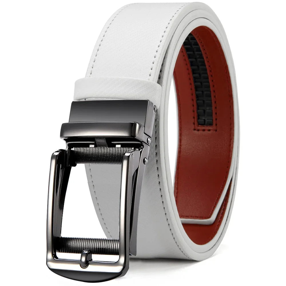 Mens Belts Metal Automatic Buckle Famous Brand Belt Men Quality Genuine Luxury Leather Belt for Men Famous Brand Belt Wome
