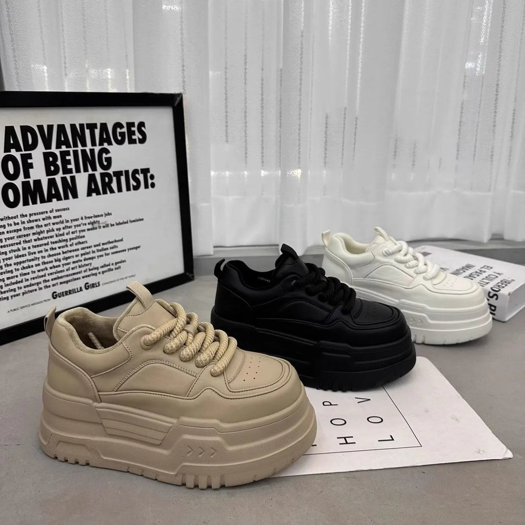 Ladies Chunky  Platform Dad Sneakers