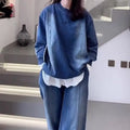 Ladies Two-Piece Denim Set