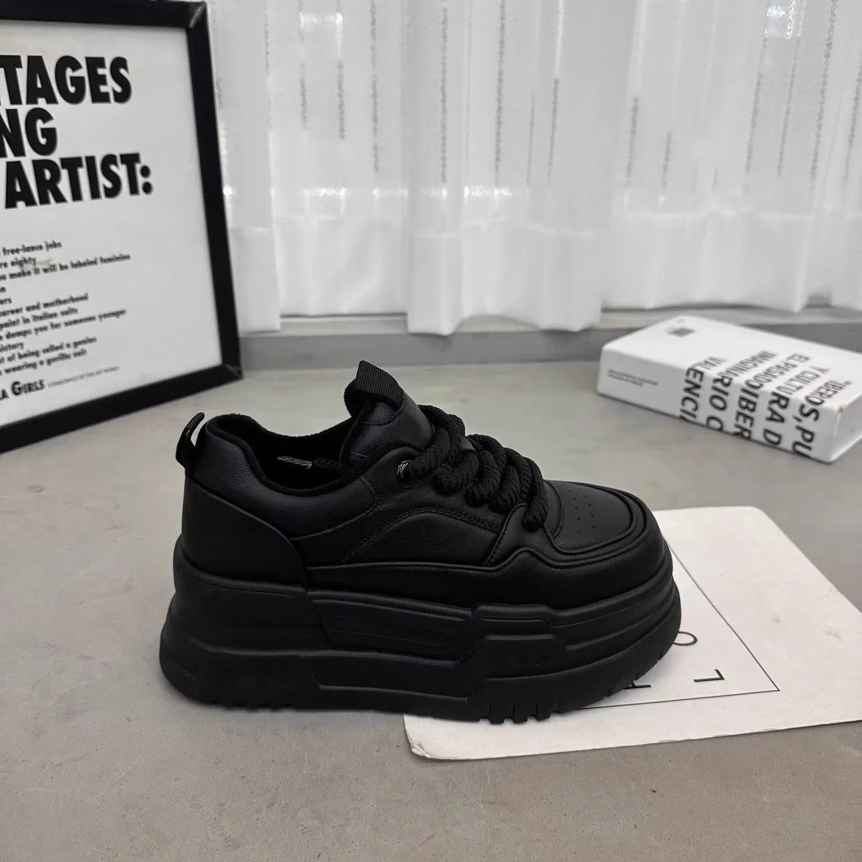 Ladies Chunky  Platform Dad Sneakers