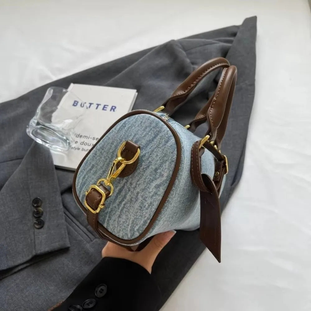 Denim Crossbody Handbag