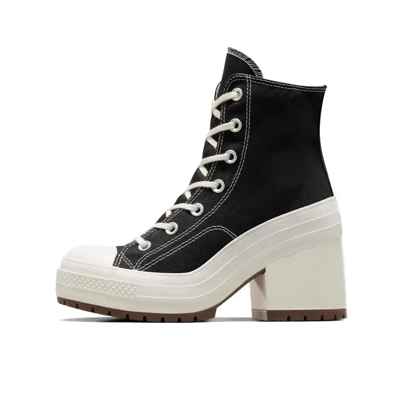 Platform High Top Heel   Sneakers