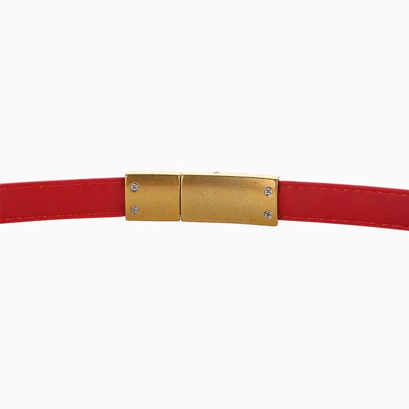 100% Natural Cowhide Waistband First Layer Good Genuine Leather Belts for Women Decoration Skirt Suit Adjustable Designer Belt