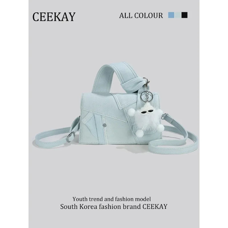 Women's Denim Tote Shoulder Handbag