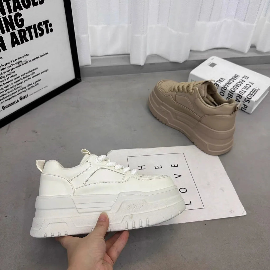Ladies Chunky  Platform Dad Sneakers