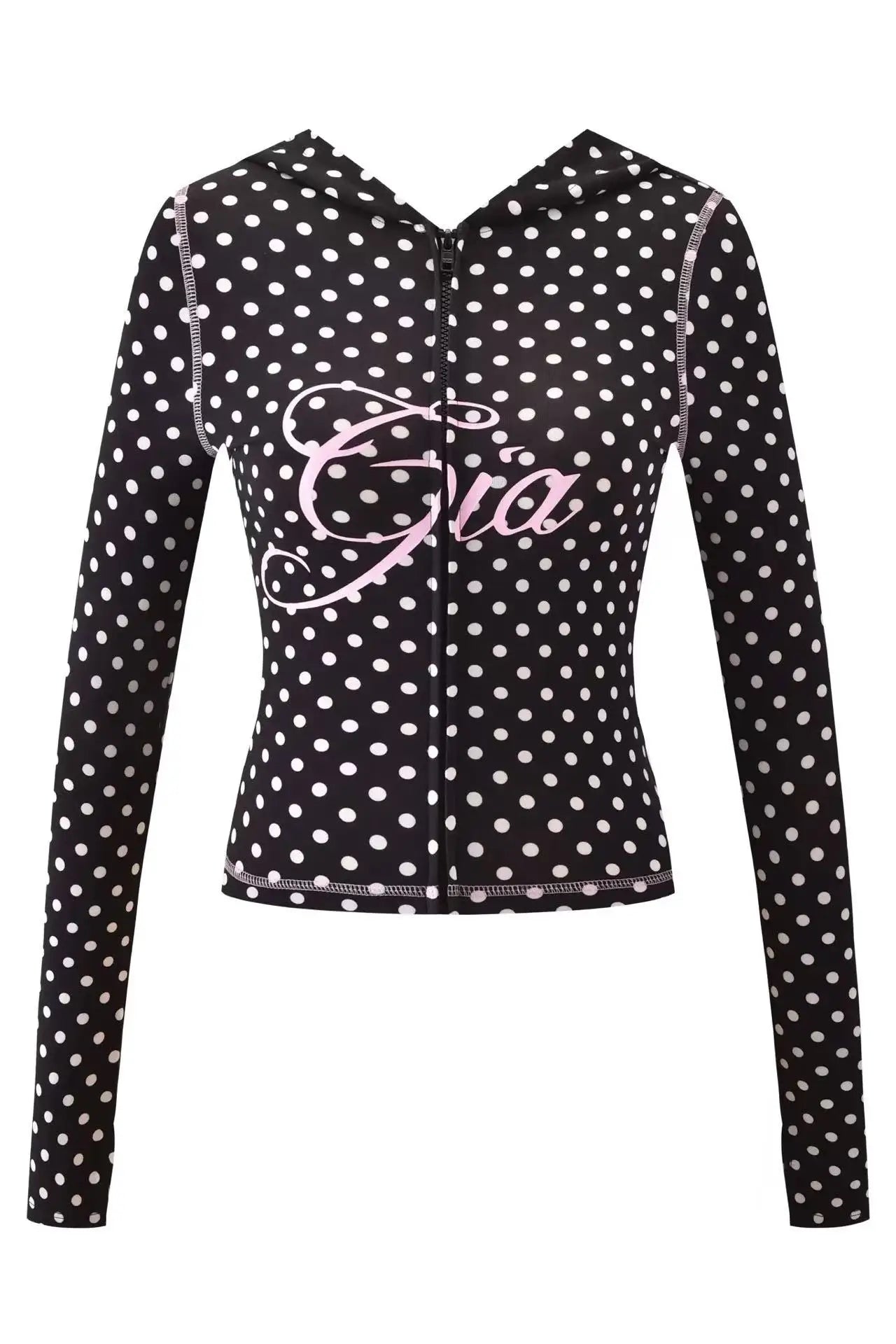 Gia long sleeve high spring top & low waist micro flared pants