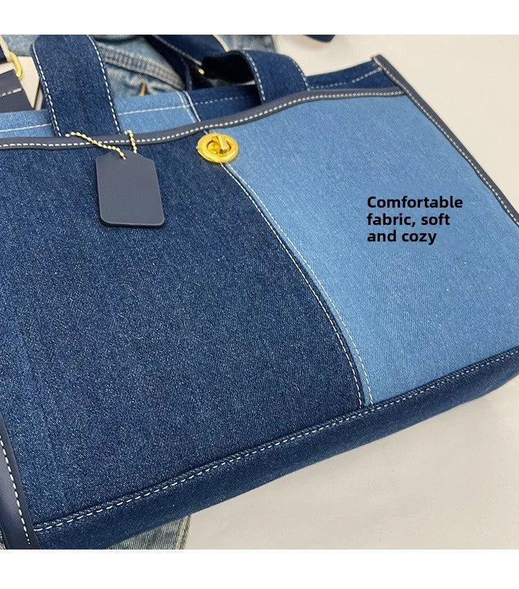Women's Denim Shoulder Handbag.