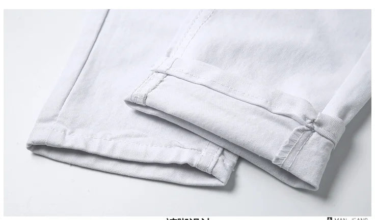 Autumn New Mens Denim Jacket Jeans Pants Slim Fit Pencil Pant Long Sleeve Coat Long Trousers 2pcs Set Size S-3XL for Male