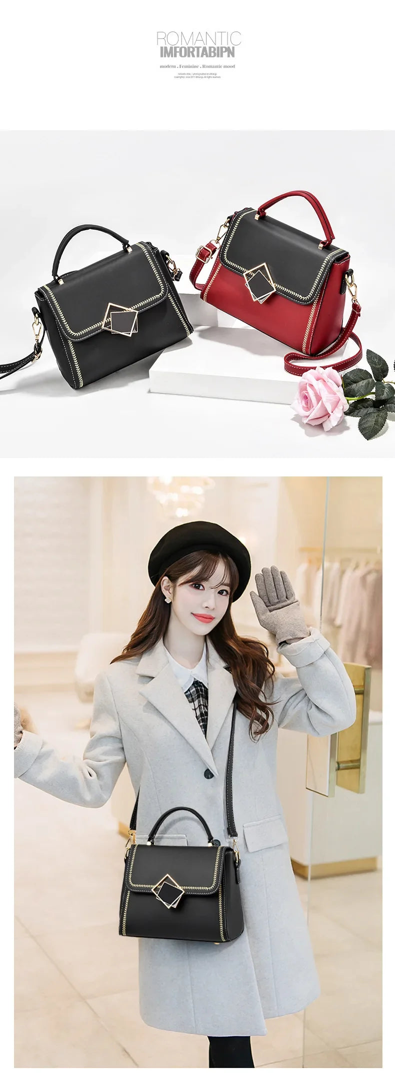 Women Tote Cross-body handbag - For occasions, parties and Business