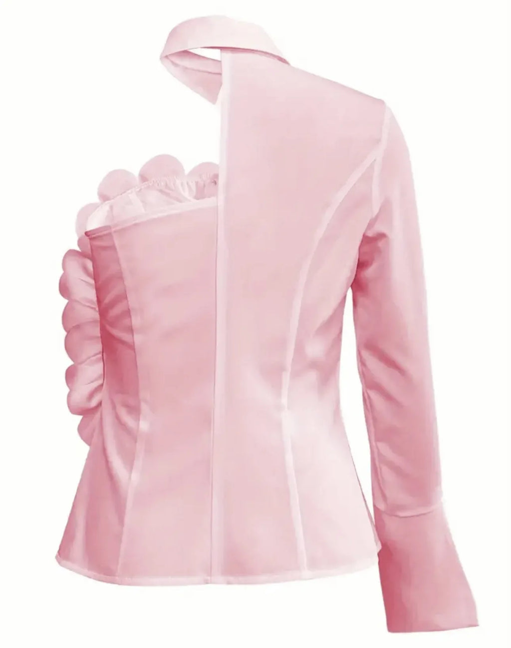 French Chic Women Blouse Fashion 3D Floral Long Sleeve Lapel Collar Spring Fall Age-reducing Female Tops Female Solid Shirts