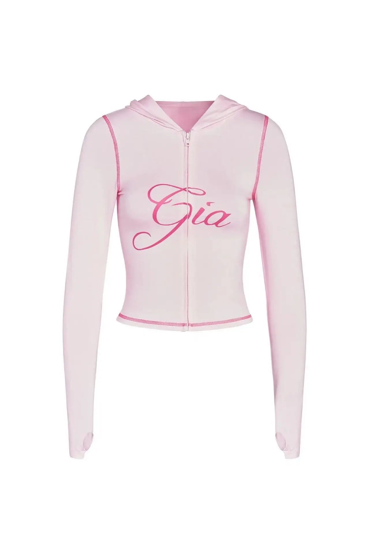 Gia long sleeve high spring top & low waist micro flared pants