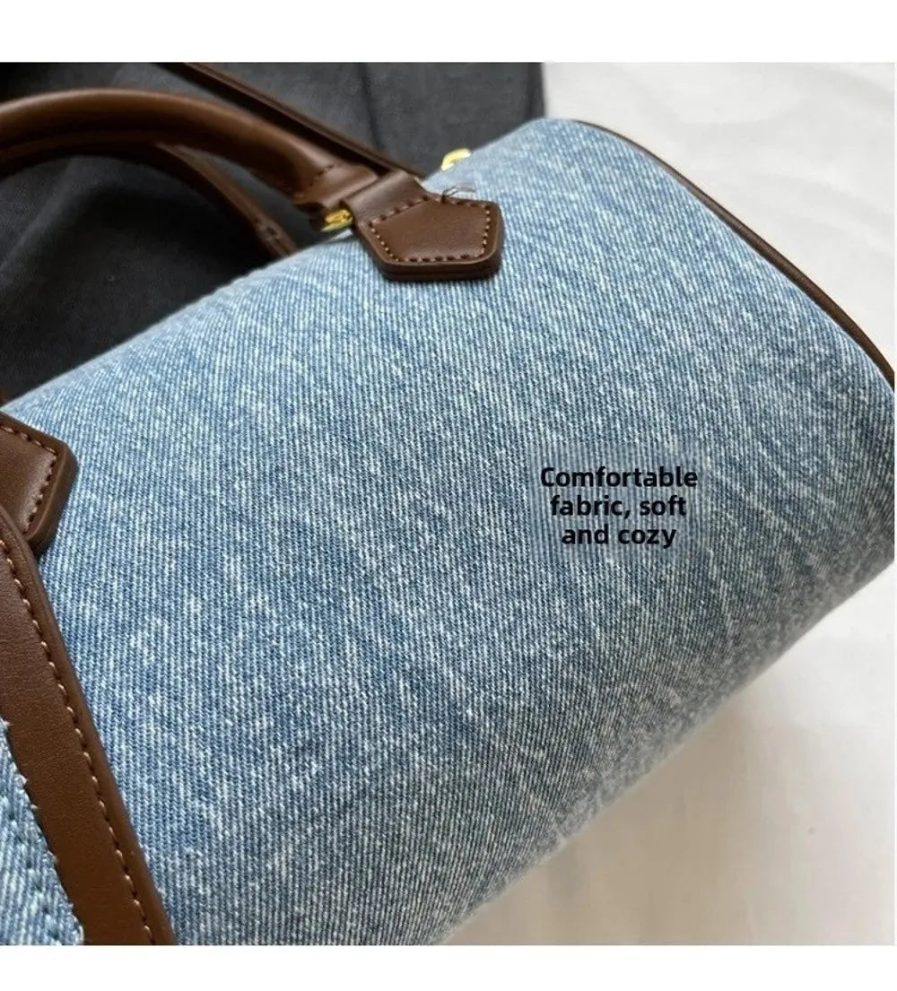 Denim Crossbody Handbag