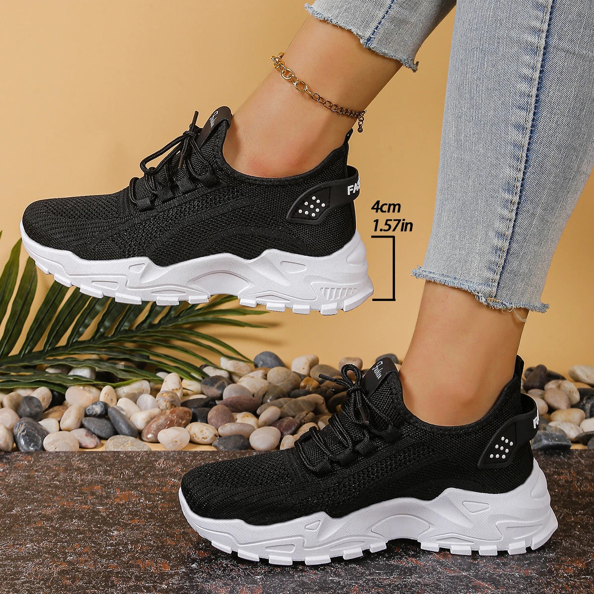 Women's Sneakers single-mesh dad shoes