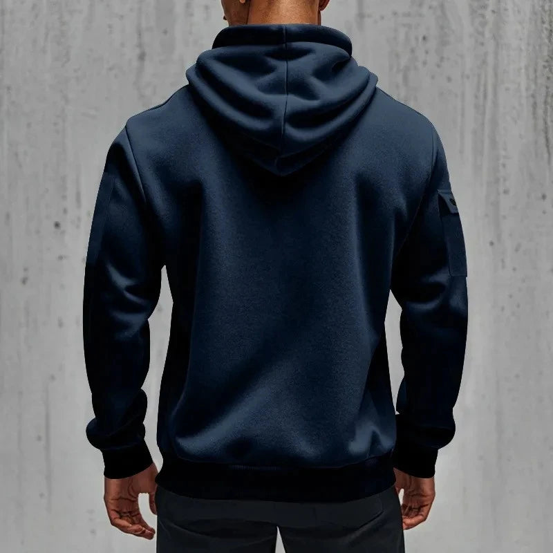 Honda Racing Autumn and Winter Men's Multi-Pocket Zipper Hoodie Casual Sportswear and Loose Hoodie Long Sleeve Top