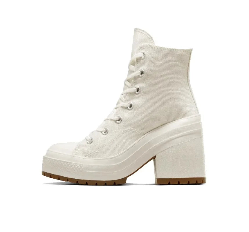 Platform High Top Heel   Sneakers