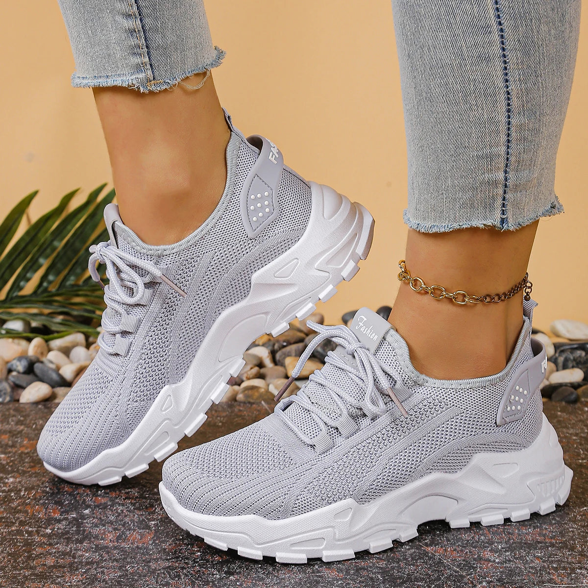 Women's Sneakers single-mesh dad shoes