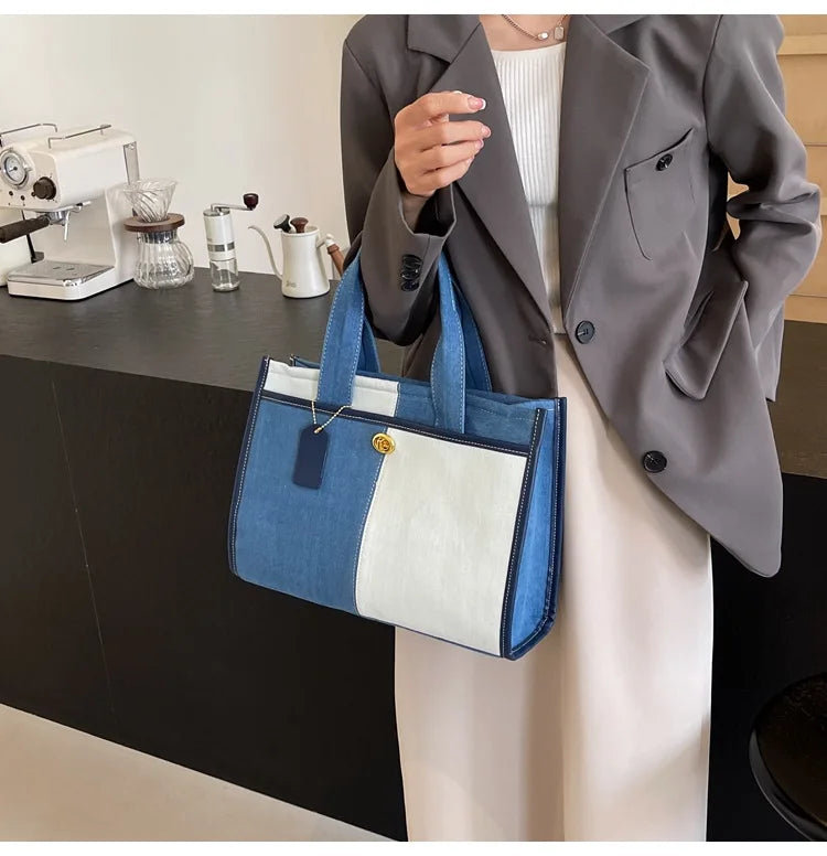 Women's Denim Shoulder Handbag.