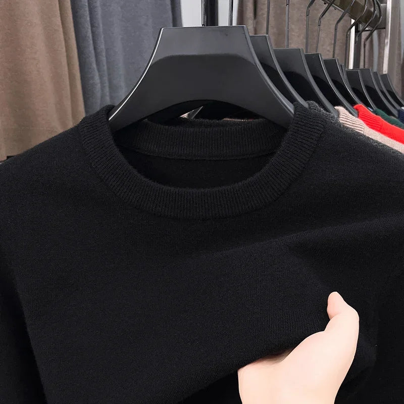 Men's Knitted Cotton Sweater/Fleece