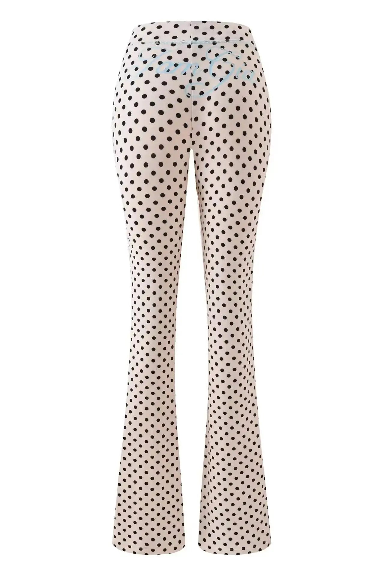 Gia long sleeve high spring top & low waist micro flared pants