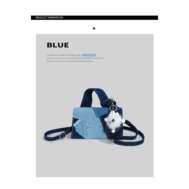 Women's Denim Tote Shoulder Handbag