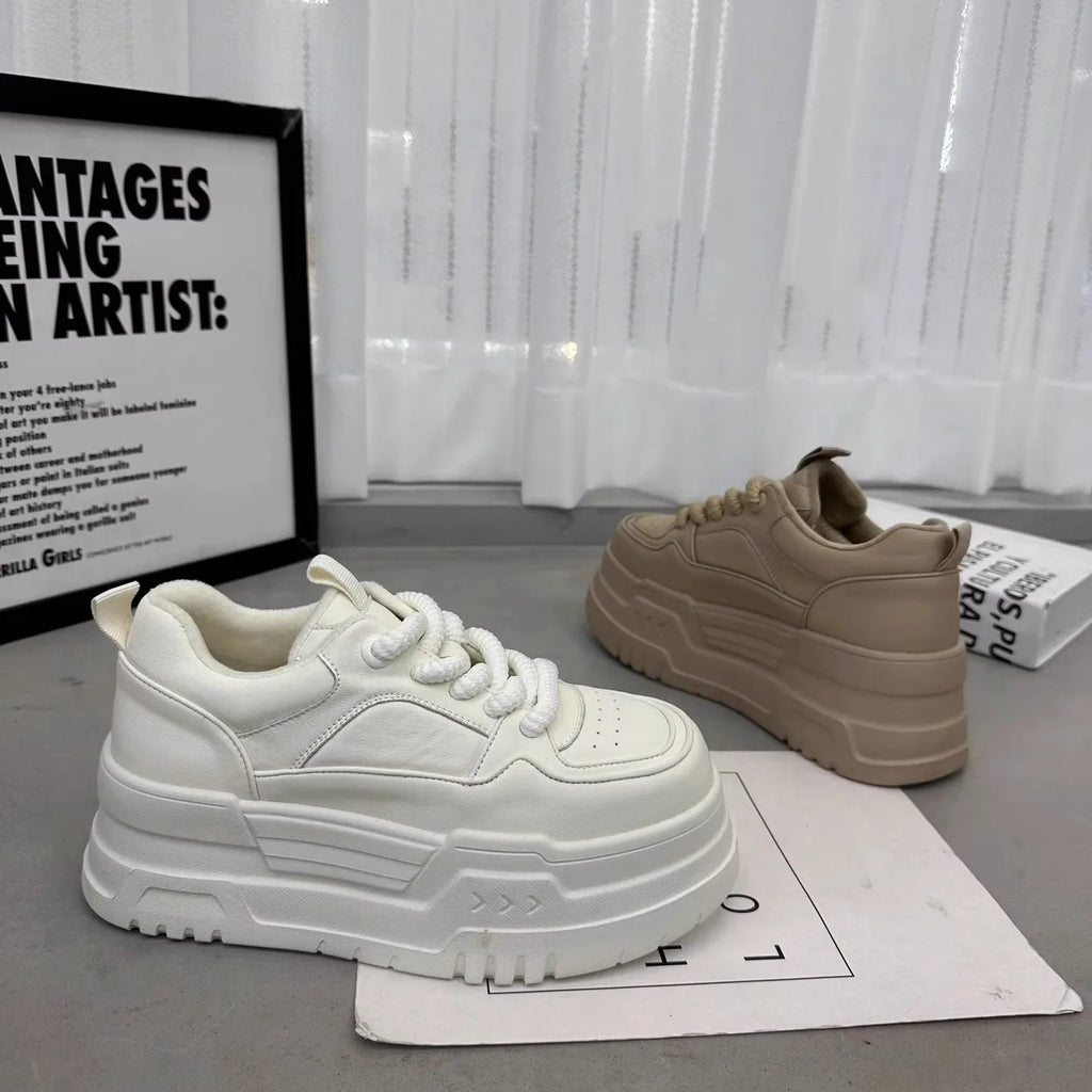 Ladies Chunky  Platform Dad Sneakers