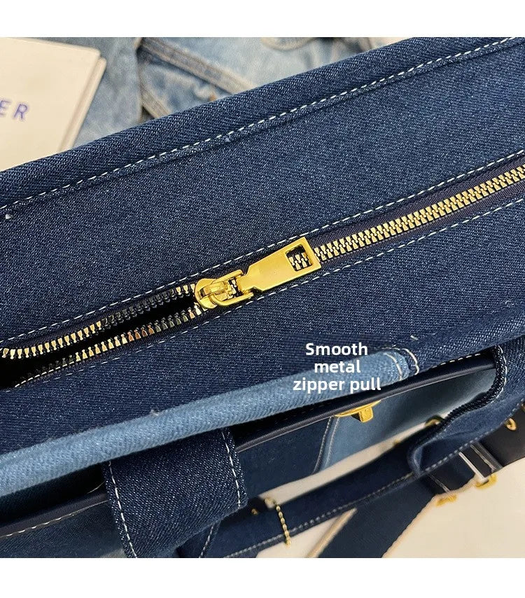 Women's Denim Shoulder Handbag.
