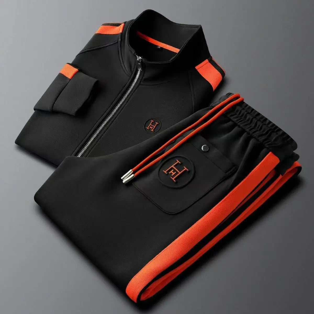 Men Tracksuit Sportswear Set Men's Jacket Trendy