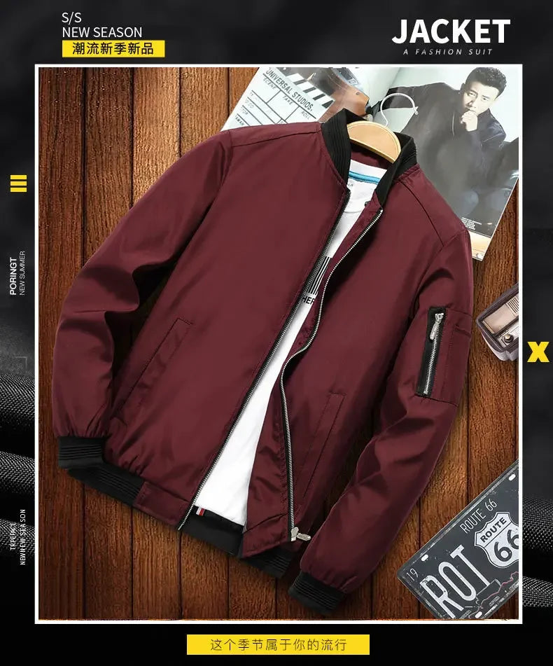 Men's Bomber Lightweight Jacket.
