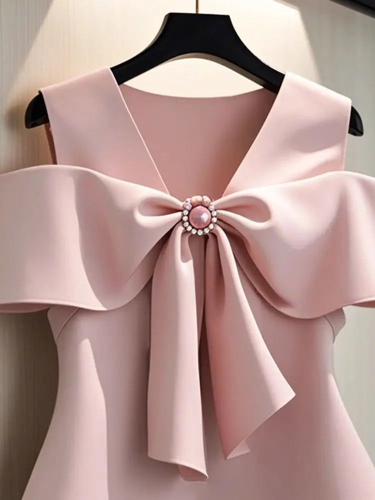 Women Summer Bow Tie Blouse