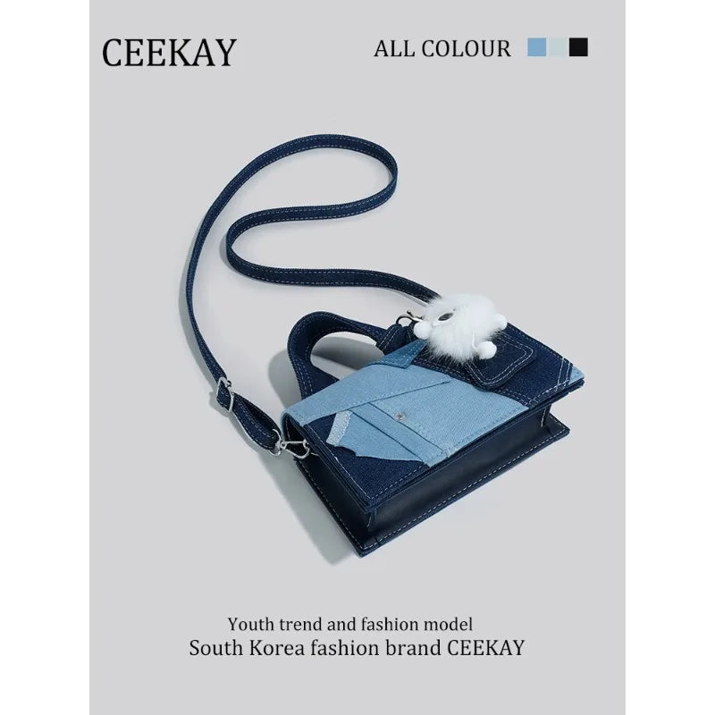 Women's Denim Tote Shoulder Handbag