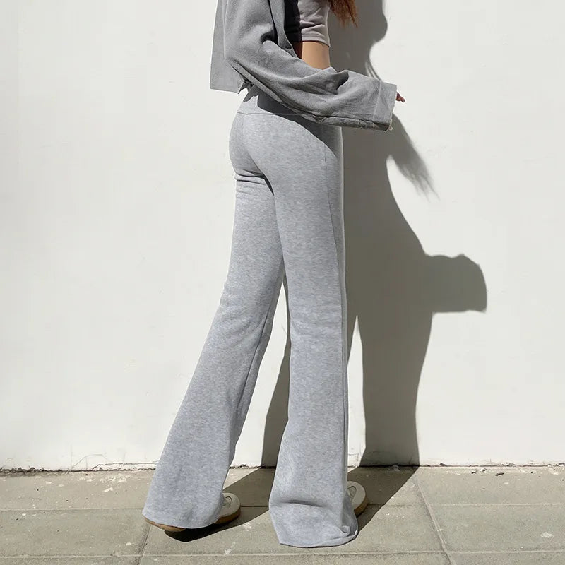 Y2k High waist Flared yoga Pants