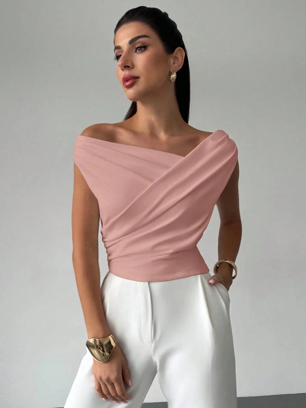 Summer Autumn Irregular Crop Tops Women Sleeveless Solid Y2K Short Tank Top Casual