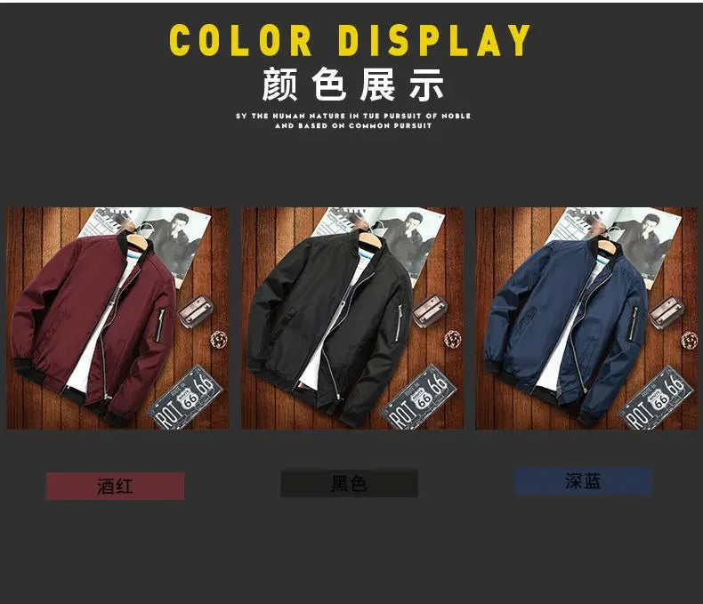 Men's Bomber Lightweight Jacket.