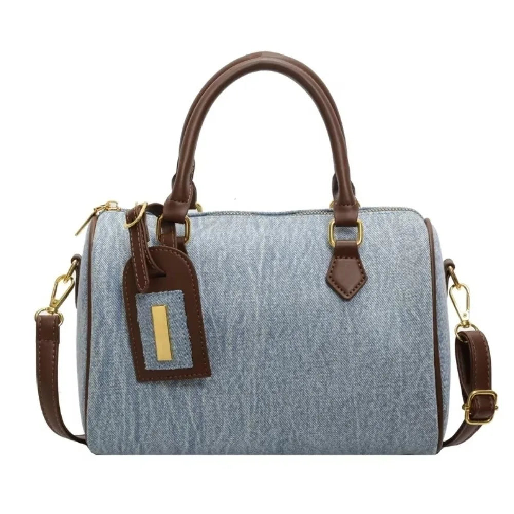 Denim Crossbody Handbag