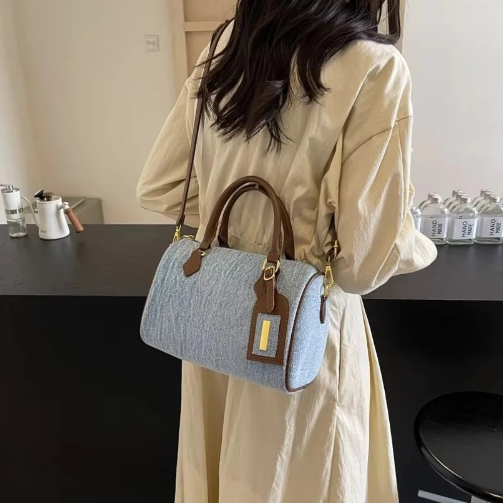 Denim Crossbody Handbag