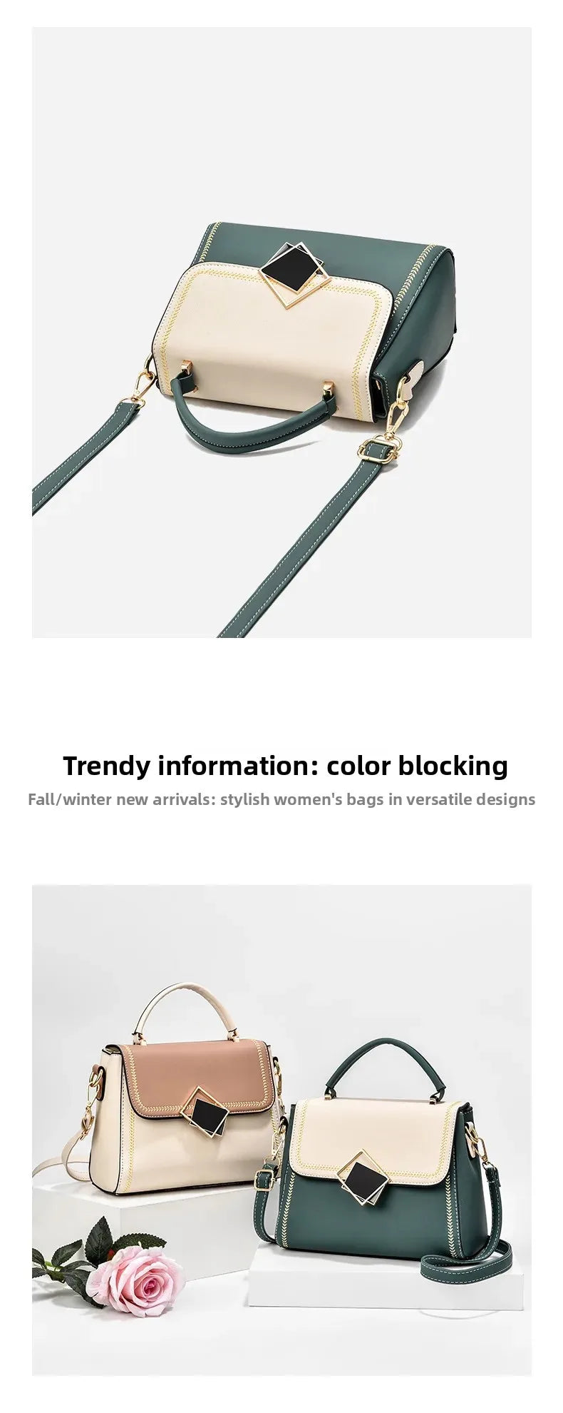 Women Tote Cross-body handbag - For occasions, parties and Business